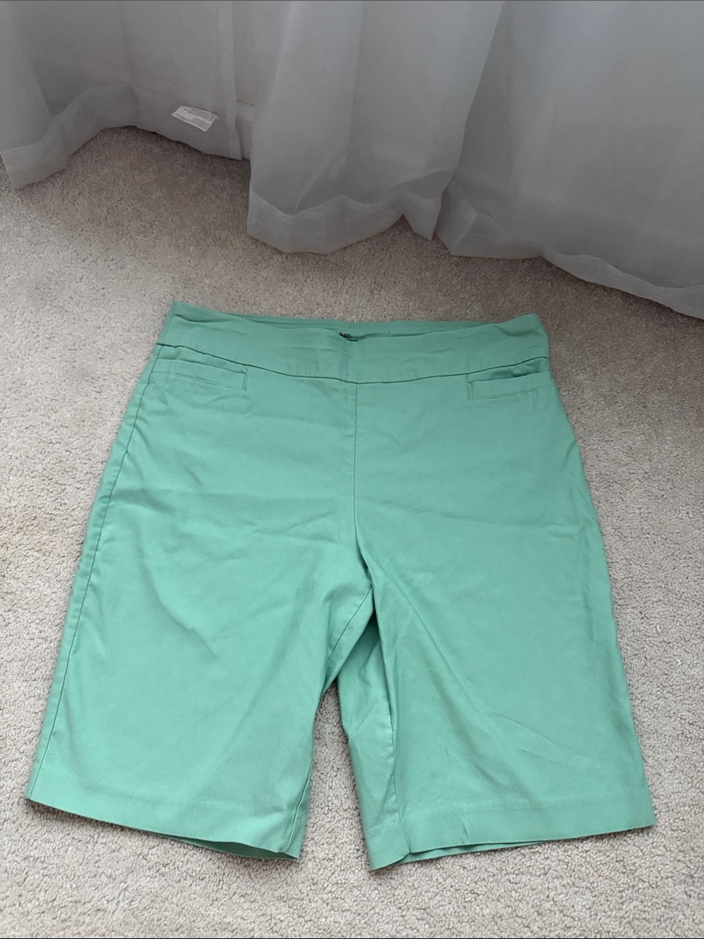 Kim rogers (tummy control) Women’s Mint Green Bermuda Shorts